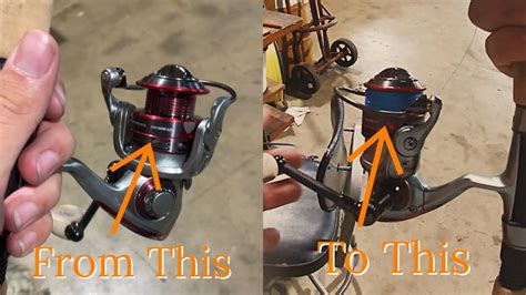 How To Put Line On A Spinning Reel Youtube