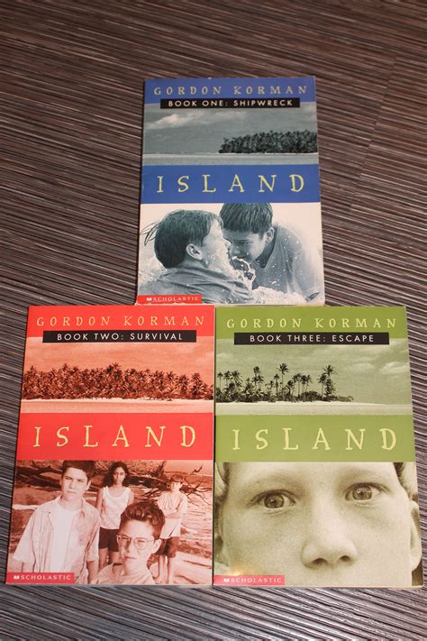 Island 1 3 Author Gordon Korman Survival Books Summer Reading Lists Summer Reading