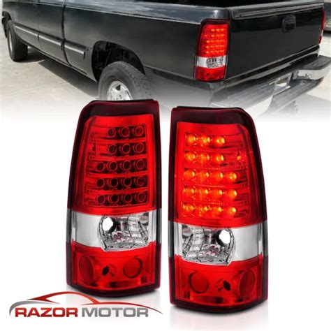 2003 2004 2005 2006 For Chevy Silverado 1500 2500 3500 Hd Led Red Tail