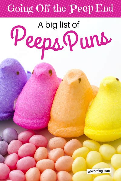 Peeps Puns Jokes And Sayings For Easter Easter Puns Easter Quotes