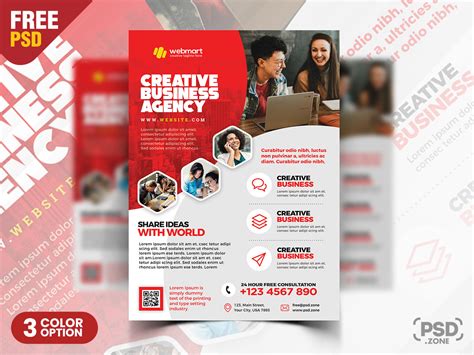 Print Ready Corporate Flyer Design Psd Psd Zone