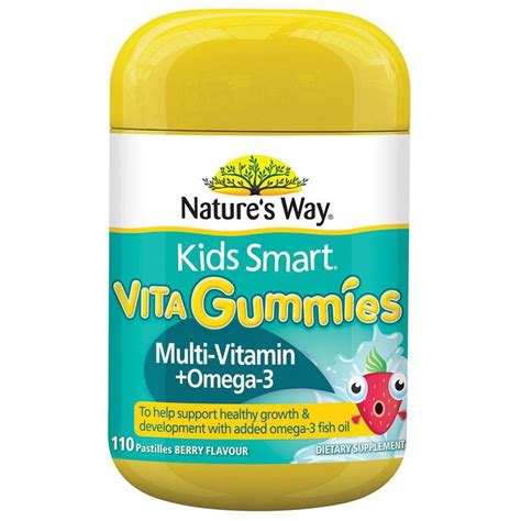 Buy Natures Way Kids Smart Vita Gummies Omega 3 Multivitamin 110