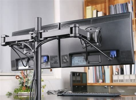 Digi Parts Dual Monitors Desk Mount Stand Fully Adjustable Upto 27 80 060 5999