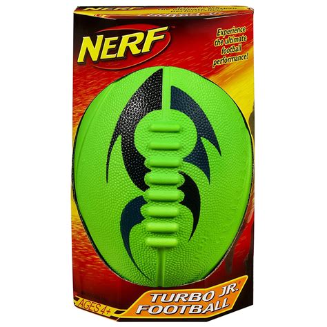 Nerf Turbo Jr Football Greenblue New Free Shipping Ebay