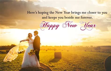 Cute Happy New Year Wishes For Lover Romantic 2023 Love Images