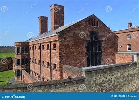 Lincoln Castle Walls Walk Victorian Prison Uk Editorial Photo Image