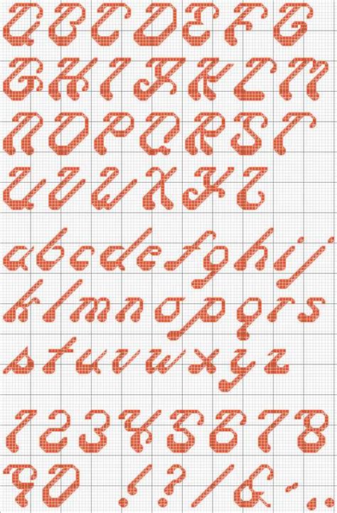 Cross stitch alphabet charts free download. Free Cross Stitch Alphabet 13