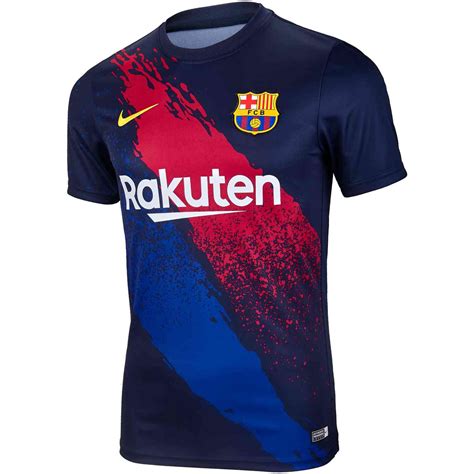 Camiseta Entrenamiento Barcelona 2019 2020 Azul Oscuro Ponte La Camiseta