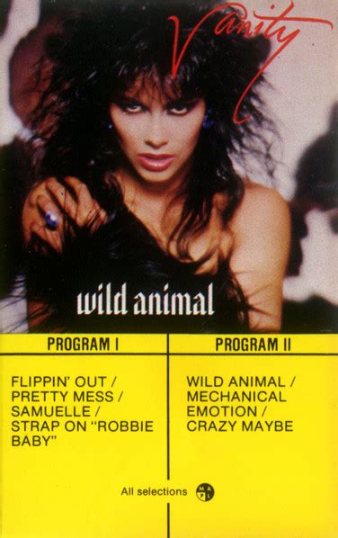 Vanity Wild Animal 1984 Cassette Discogs