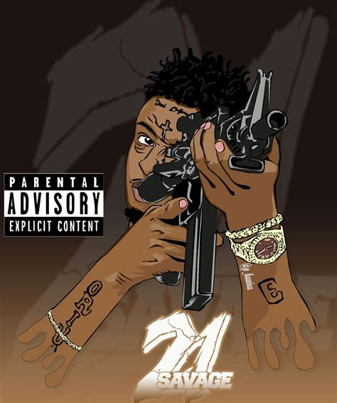 Gangsters with guns wallpapers top free gangsters with guns>. 21 savage art by | paulkawira | Rapper art, Trap art, Hip ...