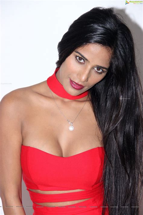 Poonam Pandey Glam Stills Poonam Pandey In Red Dress Telugu Actress