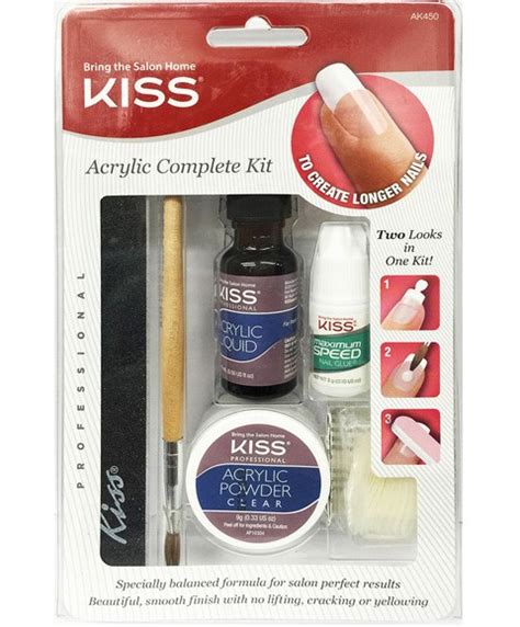 Kiss Products Implements Kiss Acrylic Complete Nail Kit Pakswholesale