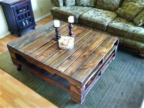 38 Adorable Pallet Coffee Table Plans & Ideas