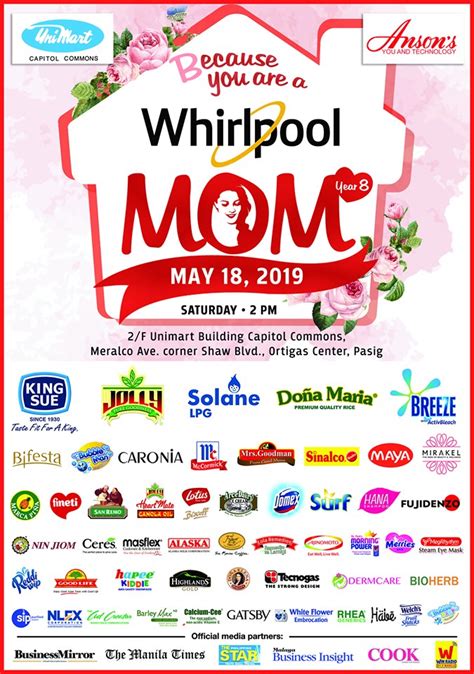 Mother's day is a global holiday that celebrates mothers, motherhood, and the mothers' influence in societies. Whirlpool Philippines Mother's Day Celebration Year 8 - Nheng's Wonderland