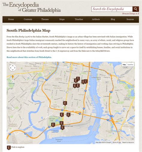 Our Enhanced Digital Platform Encyclopedia Of Greater Philadelphia