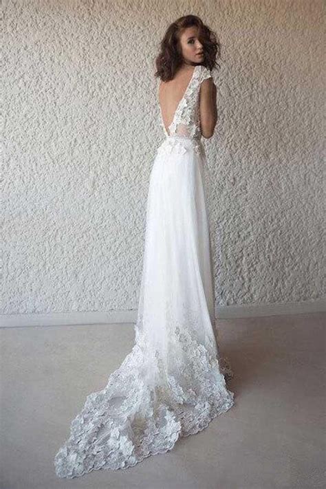 Brautkleider online shop, schneller versand. Elfenbein Cap Sleeve Durchsichtig Brautkleider Strand ...
