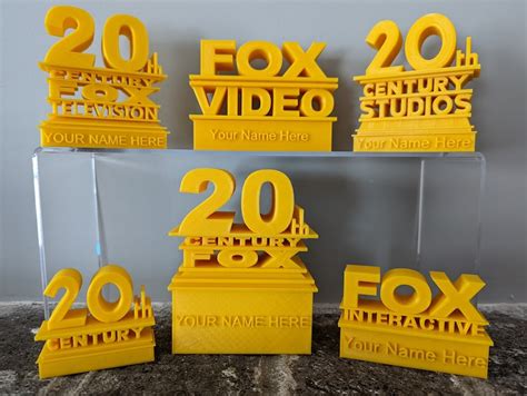 Th Century Fox Logo Twentieth Century Television Fox Etsy