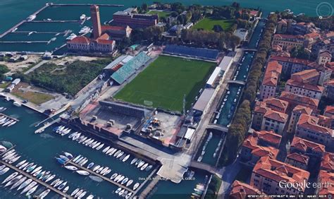 The stadium was first opened in 1913 and takes its name from world war i pilot pier luigi penzo . Sporting Grounds - Offramp