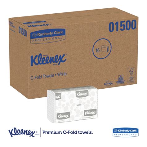 Kim01500x Kimberly Clark 01500 Kleenex C Fold Sheet Towel Hill