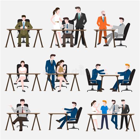 Business People Stock Vector Illustration Of Mediation 61403672