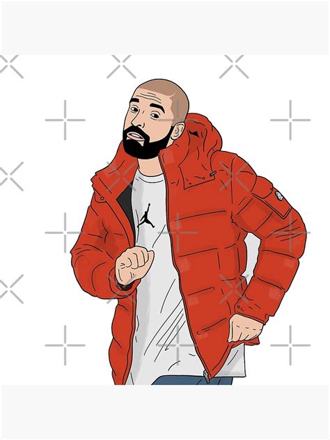 Drake Hotline Bling Art Print By Tommytyrer Redbubble