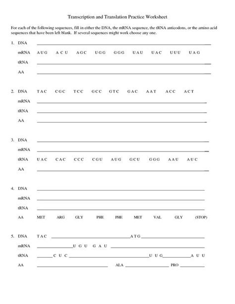 Transcription and translation worksheet answer key, transcription and translation worksheet answer key and dna transcription and translation worksheet are three of main things we want to present to you based on. Transcription and Translation Worksheet Key