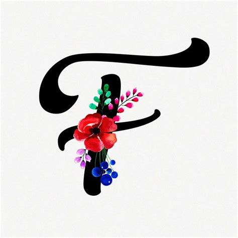 *hospital benefits first available in july 1966, except lifetime reserve benefits first available in january 1968. Letter F Watercolor Floral Background in 2020 | Floral background ...
