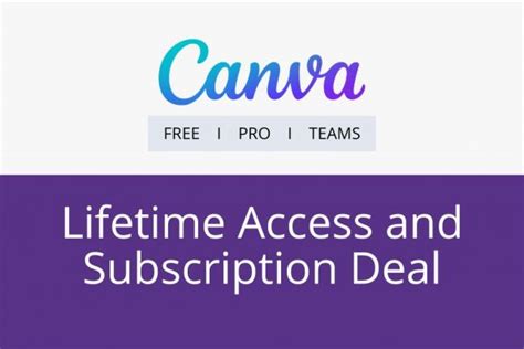 Canva Pro Lifetime Deal And Subscription 2023 How To Get It
