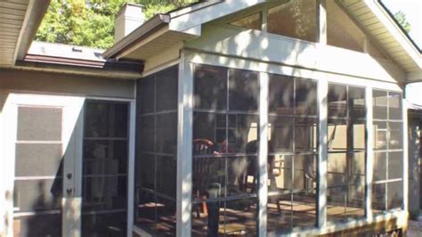 Exterior bronze screen porch enclosure with cathedral. DIY Porch Enclosure Eze-Breeze Kits | My Sunroom, LLC ...