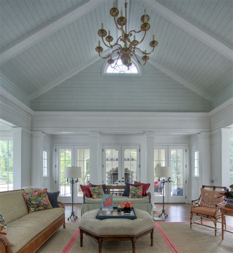 Cathedral ceilings are a very popular choice for great rooms. love the ceiling! | Vaulted ceiling living room, Cathedral ...