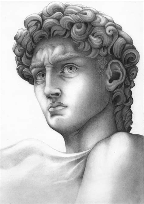 This is a video on how to draw with just some pencils and maybe a bit of carbon. Anatomy study: David di Michelangelo (face) by Ahitenea on ...