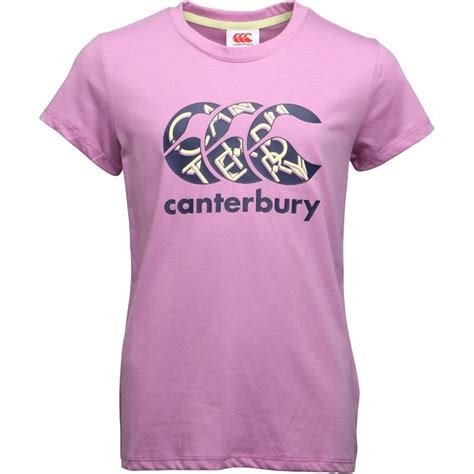 Buy Canterbury Girls Ccc Logo Graphic T Shirt Violet