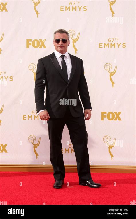 67th Primetime Emmy Awards Arrivals Featuring Matt Leblanc Where Los Angeles California