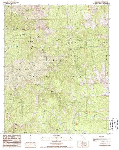 Yellowmaps Silver City Ca Topo Map 124000 Scale 75 X 7