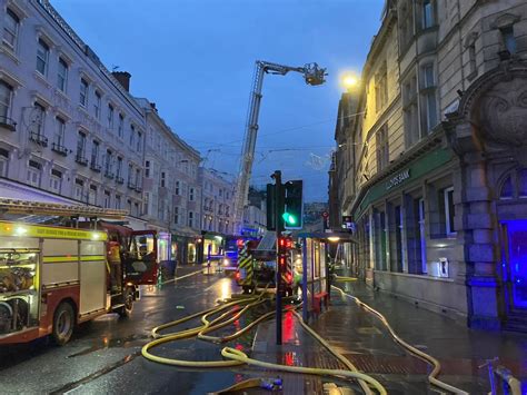 At a city council meeting shortly after the successful election. Eight fire engines at scene of Brighton city centre blaze ...