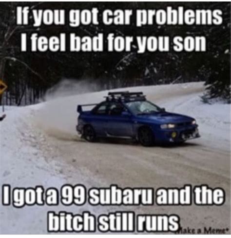 Pin By Karen Thorpe On Memes Subaru Funnies Car Memes Funny Car