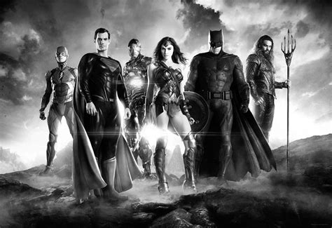 Zack snyder's justice league is so fragmented that it could've been titled 32 short films about the justice league. it often makes momentous promises or sets up seemingly important relationships which it promptly forgets. OTHER: Zack Snyder's Justice League textless monochrome ...