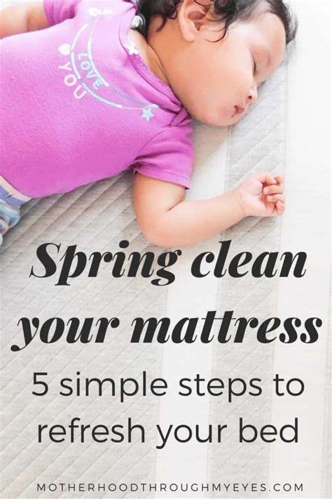 How To Clean Your Mattress 5 Easy Steps Spring Cleaning Spring