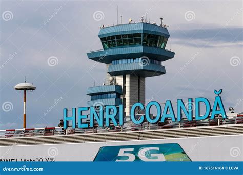 Henri Coanda International Airport Otopeni Romania Editorial Stock