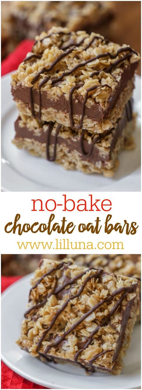 Healthy chocolate oat barshedi hearts. No Bake Chocolate Oat Bars | Recipe | Chocolate oats, Oat ...