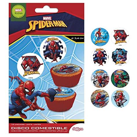 Buy Spiderman Edible Cupcake Topper Spiderman Edible Image Wafer
