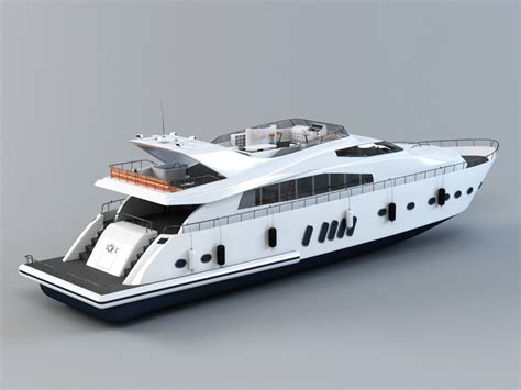 Exclusive Yacht 3d Model 3ds Max Files Free Download Modeling 46644
