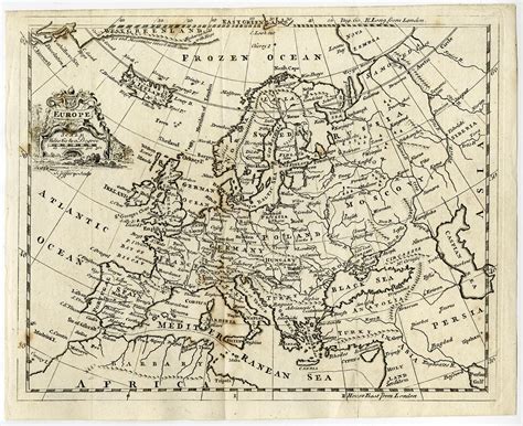 Antique Map Europe Jefferys 1750 Map Theprintscollector