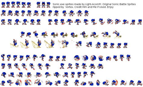 Sonicexe Sprites Wip By Light Acornfr On Deviantart