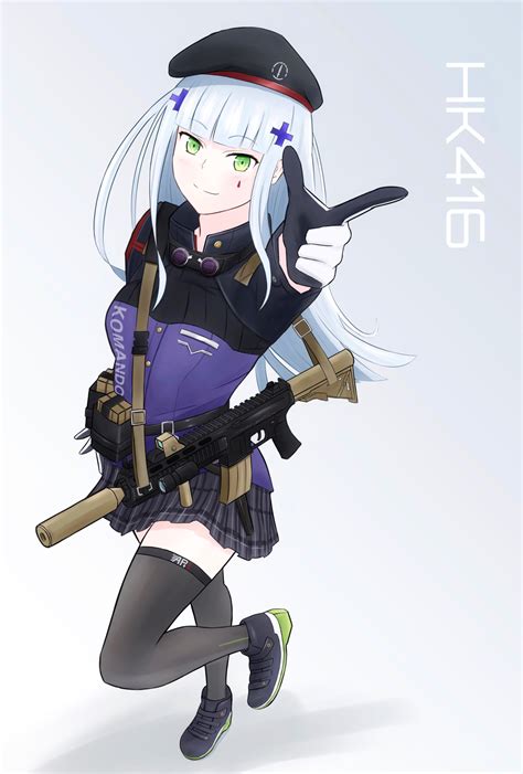Hk416 Girls Frontline Image By Yakisobaosu 2886534 Zerochan Anime