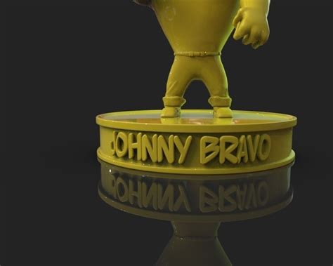 3d Printed Johnny Bravo By Shinpaburo Pinshape