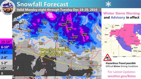 Winter Storm Warnings Issued For The Northwest Up To 16 Of Snow