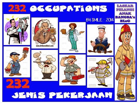 Apa saja jenis jenis pekerjaan? 232 OCCUPATIONS ( 232 JENIS PEKERJAAN )