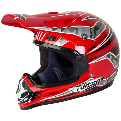 Nitro racing ballistic green full face fibreglass motorcycle helmet: Nitro Racing MX422 Junior Motocross Helmet - Motocross ...