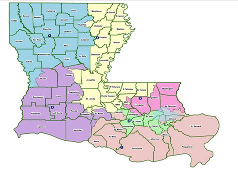 7 Maps The Louisiana Legislature Will Consider For New Congressional